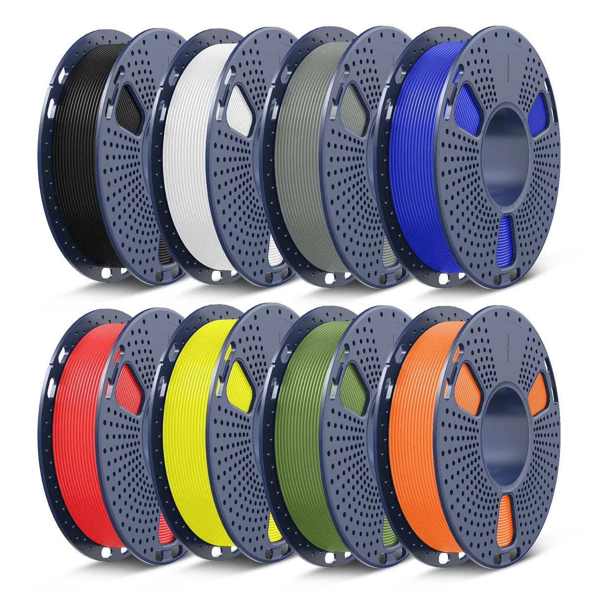 250g Spool PLA, PLA+, PLA+2.0, PLA Meta Multicolor Filament Bundle, 250g*8 Rolls