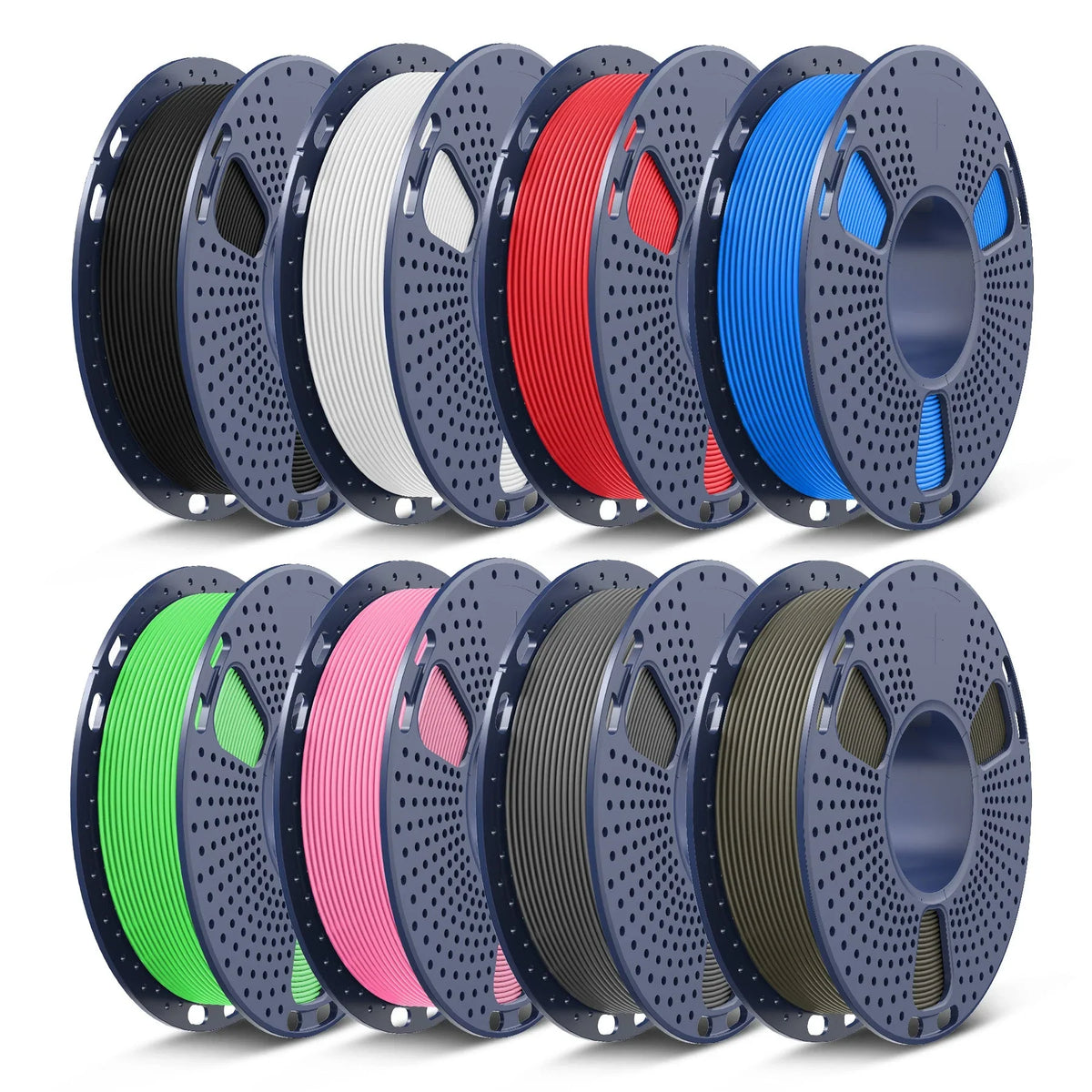250g Spool PLA, PLA+, PLA+2.0, PLA Meta Multicolor Filament Bundle, 250g*8 Rolls
